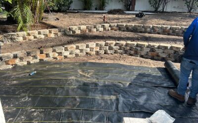 How Castle Wall Retaining Walls Solve Sloped Yard Problems in Central Florida